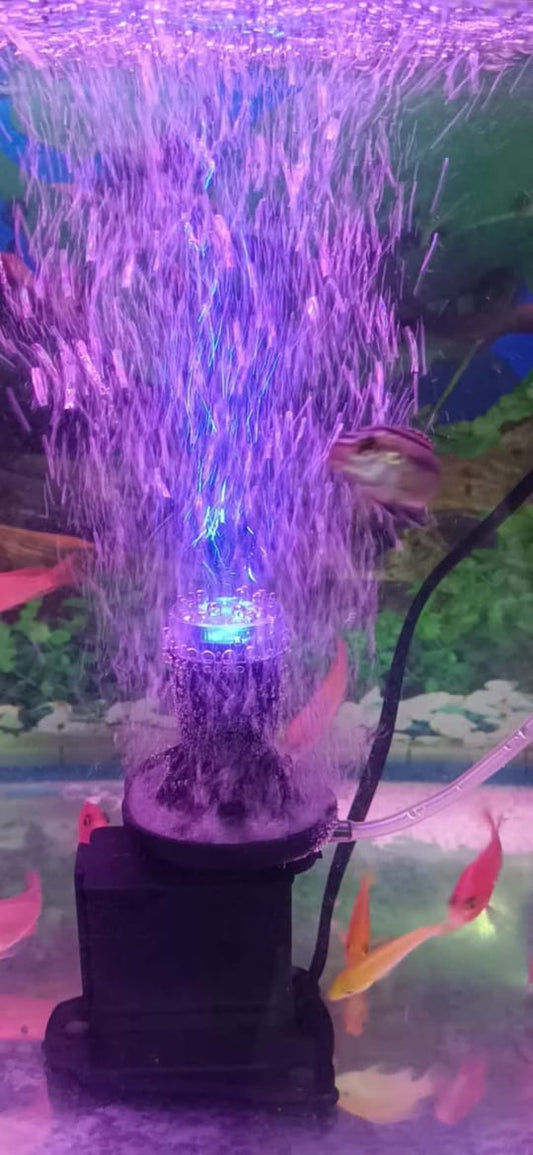 submersible air pump with light