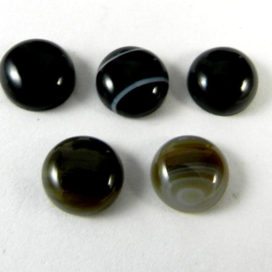 Aquarium Round black crystal stones