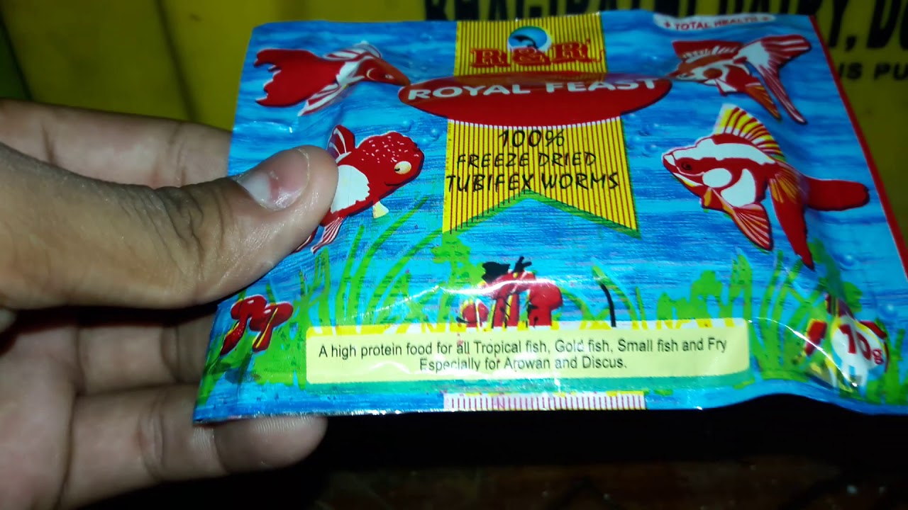 freeze dried tubefix worms 10g pouch