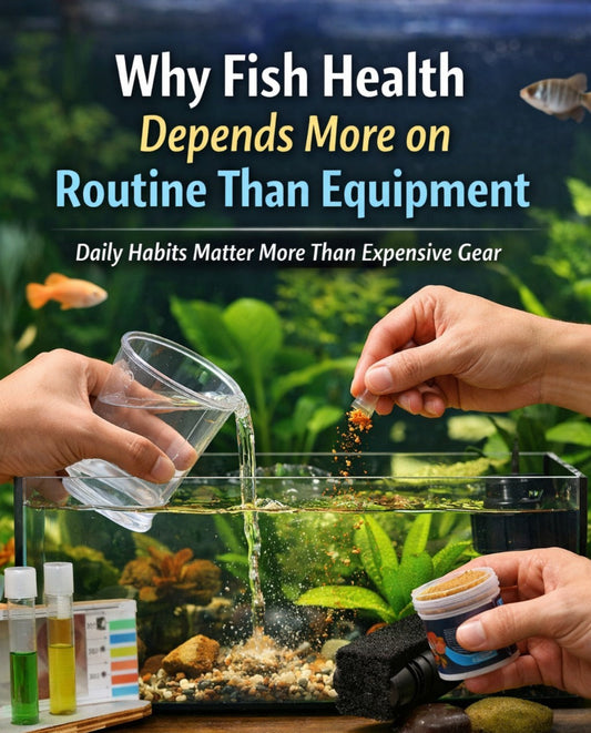 Why Fish Health Depends More on Routine Than Equipment