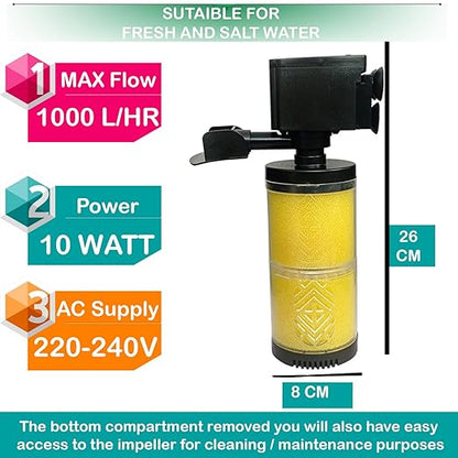 Sobo Aquarium internal Filter ( FK-1002)