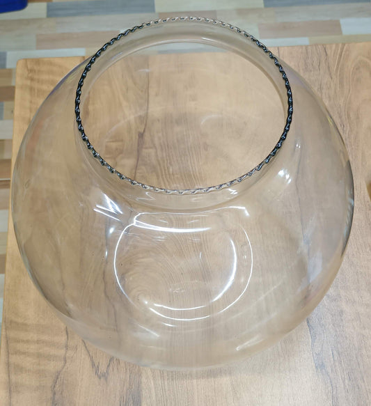 Aquarium glass bowl 8"inch
