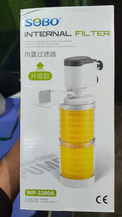 Sobo Aquarium Internal Filter ( WP-3300A )