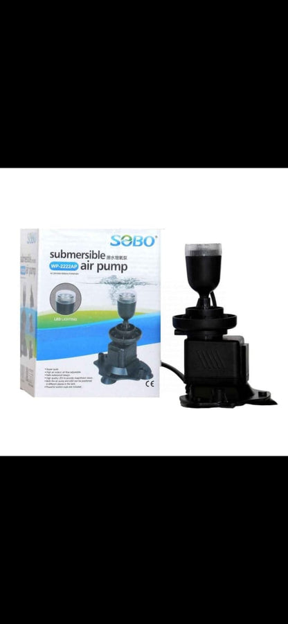 submersible air pump with light