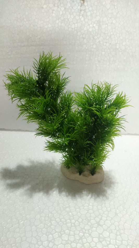 green artificial plant size 8"inch