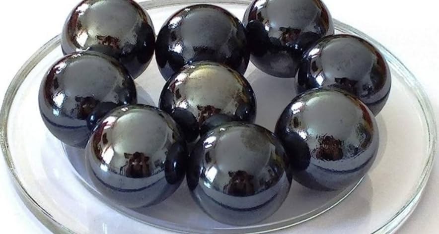 Aquarium Round black crystal stones