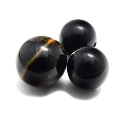 Aquarium Round black crystal stones