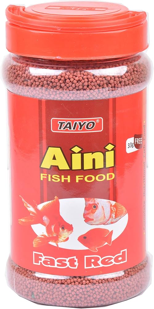 aini fish food fast red