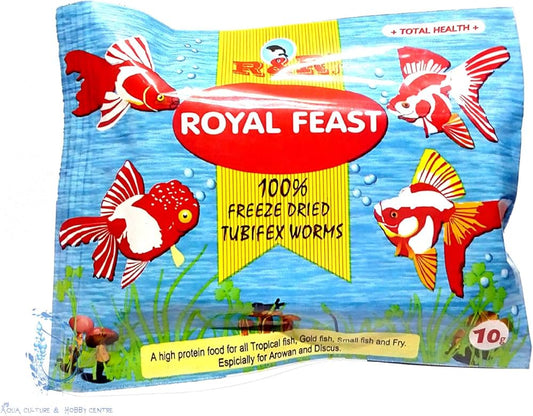 freeze dried tubefix worms 10g pouch