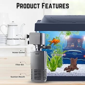 aquarium internal filter wp-1000f
