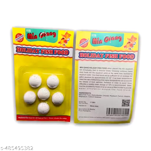 holiday fish food block