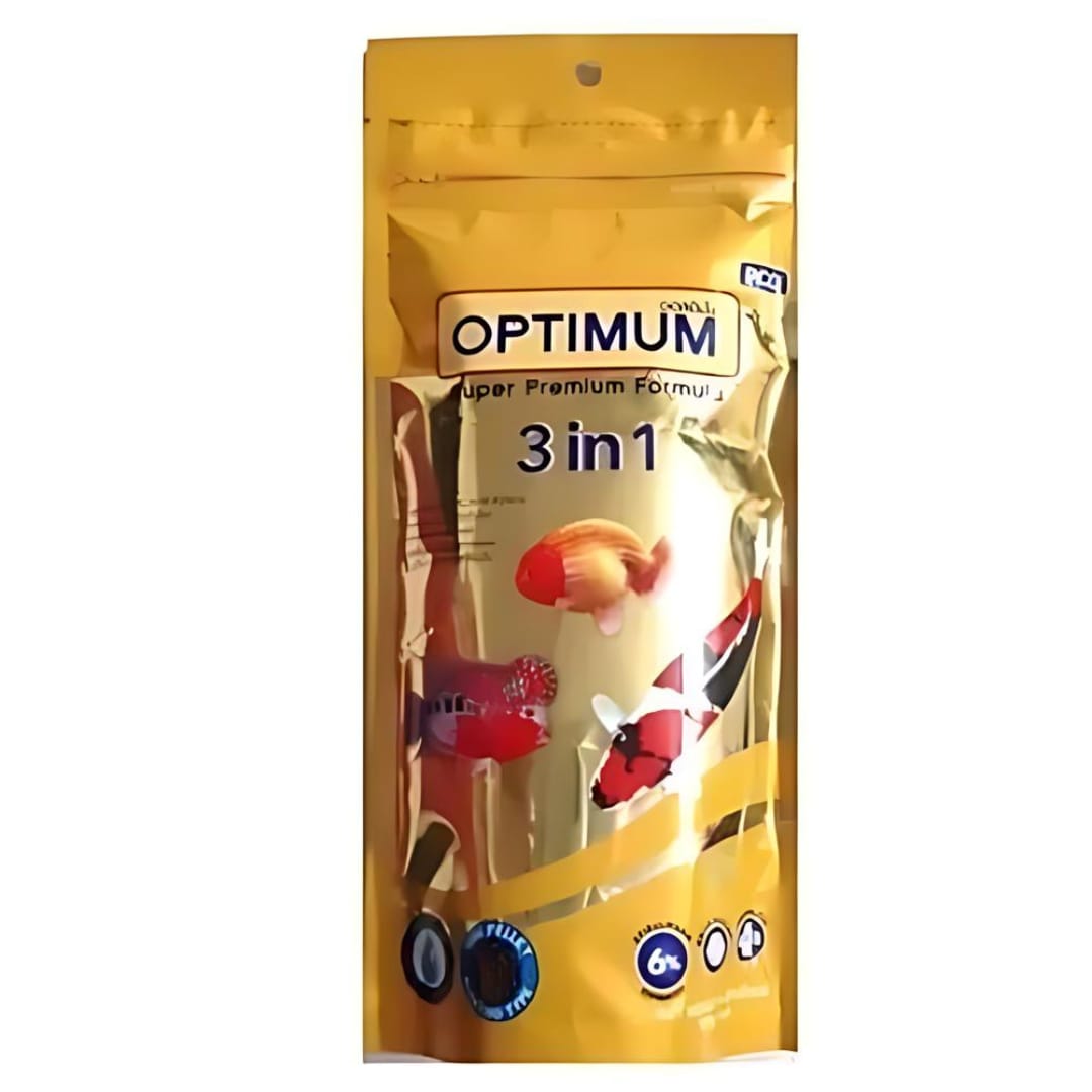 optimum 3in1 premium fish food 100g pouch