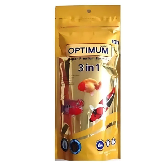 optimum 3in1 premium fish food 100g pouch