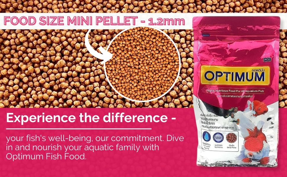 optimum fish food 1kg pouch