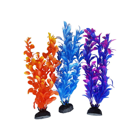 artificial aquarium plant 8"